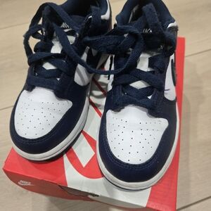 Nike Kids Navy and White Sneakers